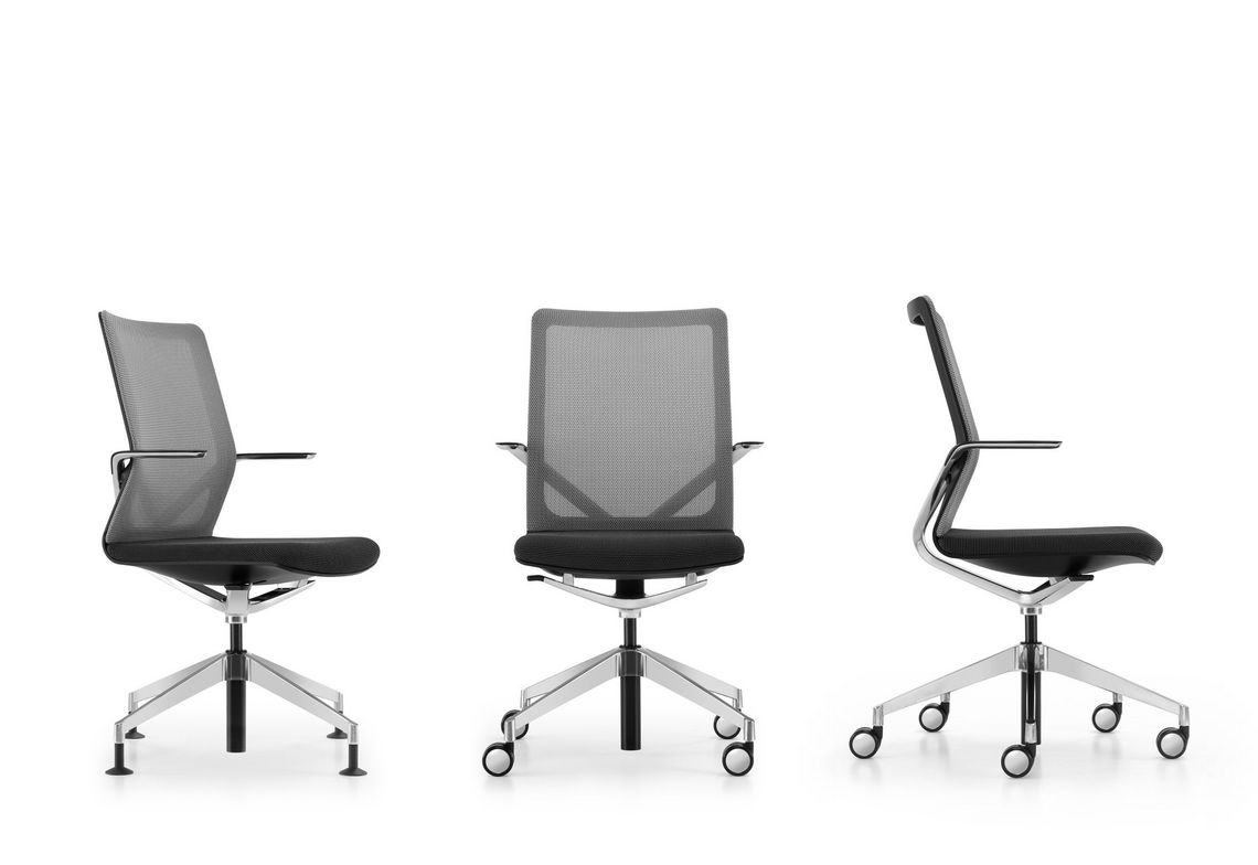Bürostuhl Linq mit verschiedenen Fussausführungen