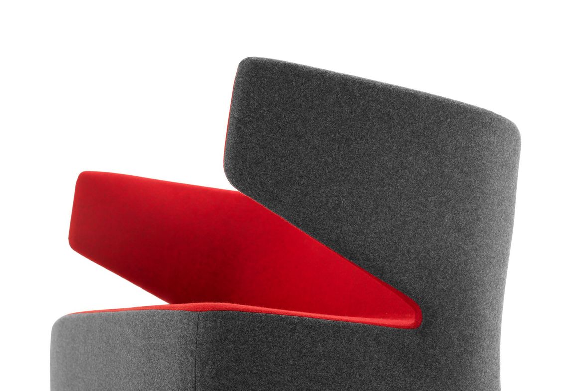 Nahaufnahme der Lehne vom Loungesessel 