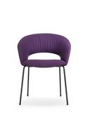 Konferenzstuhl Calina, Vierbeinstuhl stapelbar