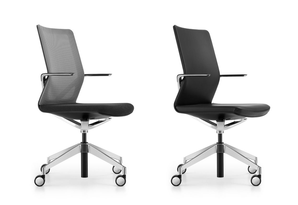 Bürostuhl Linq mit Netzrücken und Posterrücken