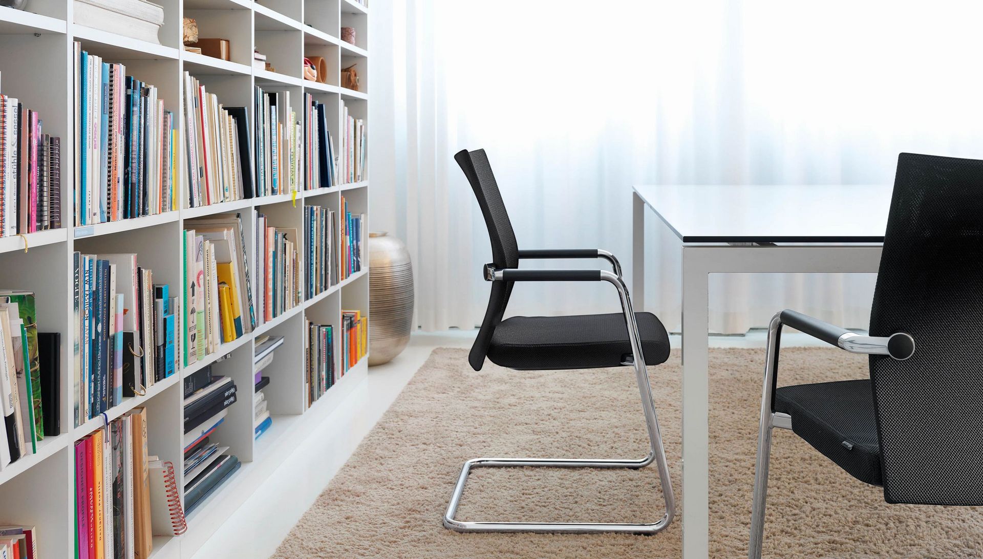 Diagon Freischwinger als Esszimmerstuhl