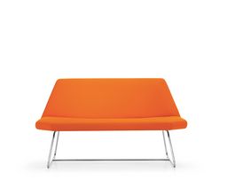 Loungesessel orange gepolstert
