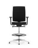 Bürostuhl Hochstuhl Kyra mit Fussbügel