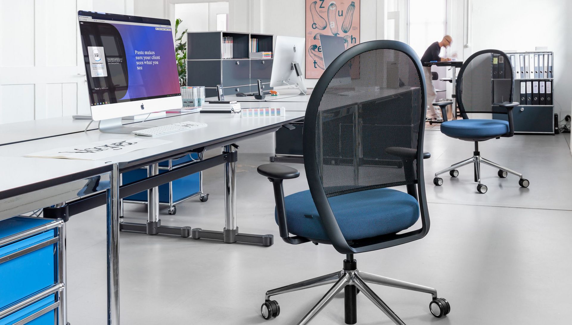 Marva Net Bürostuhl im Grossraumbüro