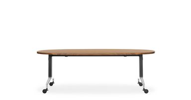 Arbeitstisch Klapptisch Massivholz mit Rollen