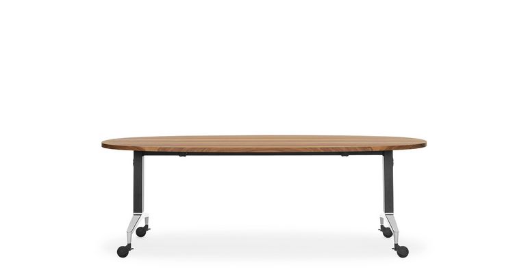 Arbeitstisch Klapptisch Massivholz mit Rollen