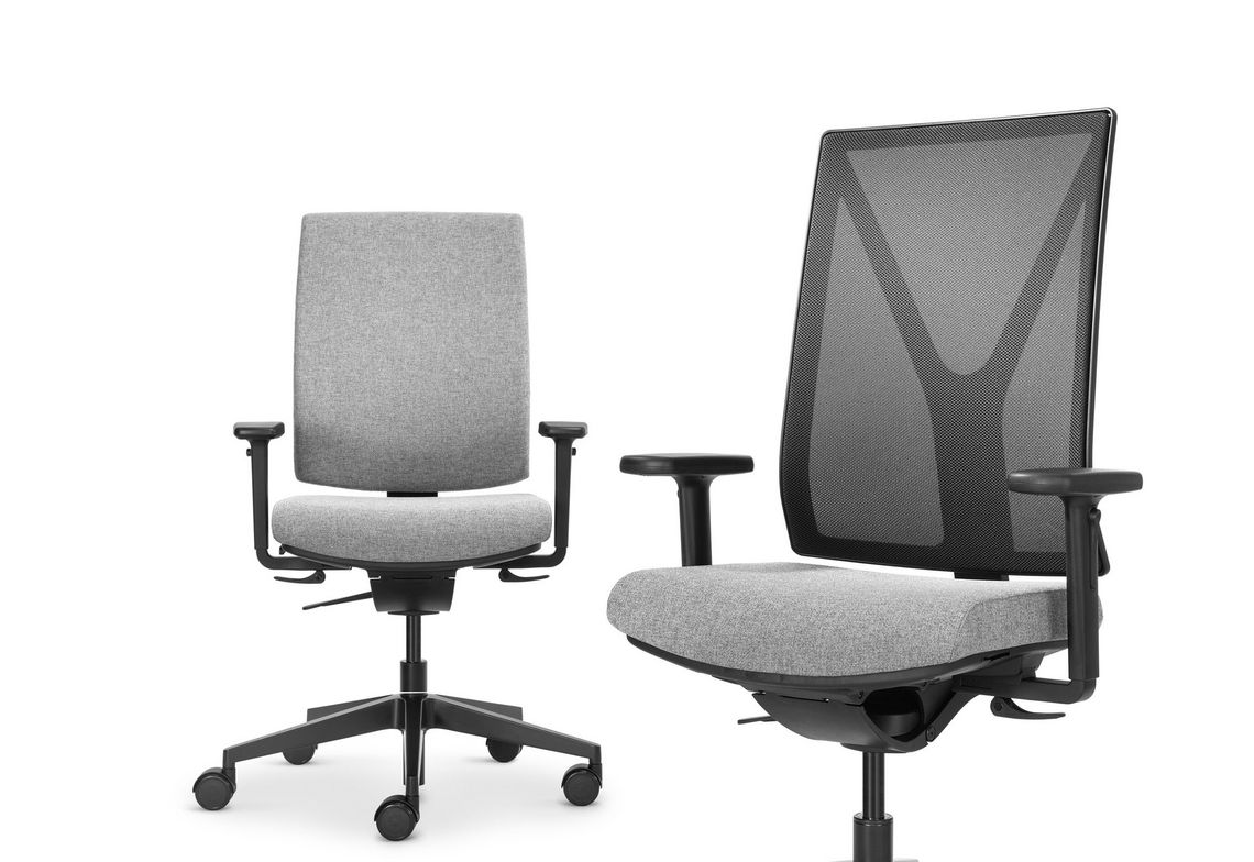 Kyra Flex en Yanos Flex in grijze stoffen bekleding