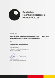 Incycle, Deutscher Nachhaltigkeitspreis Produkte 2026