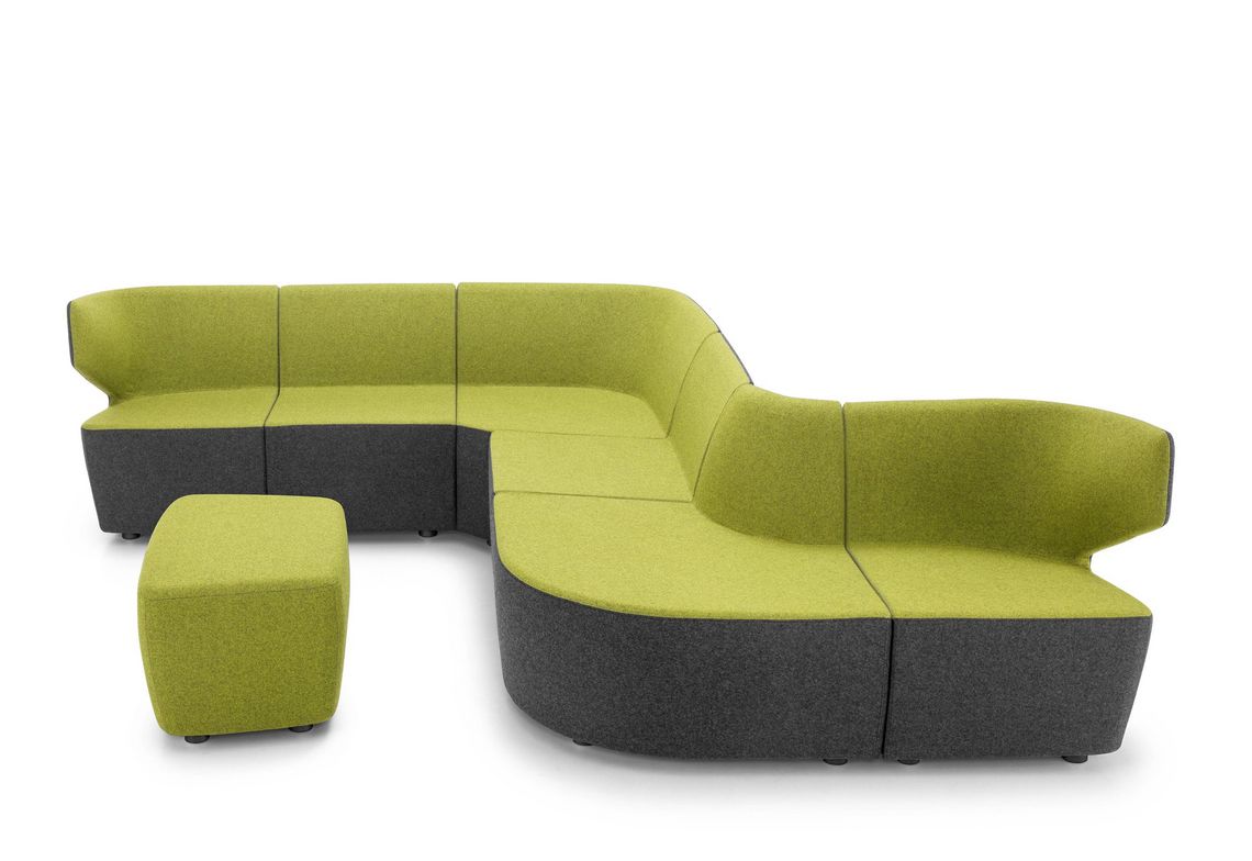 Loungemöbel Büro modulare Konfigurationsmöglichkeiten