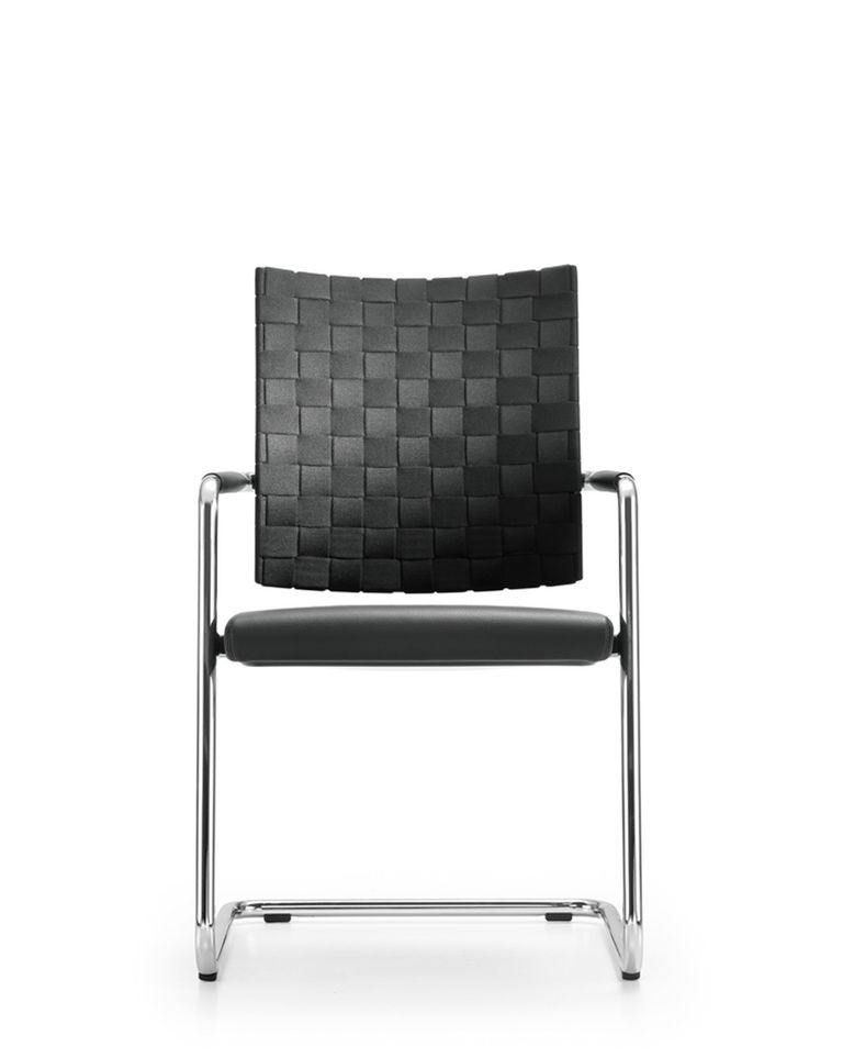 Schwingstuhl mit Rücken Standard Bandgeflecht