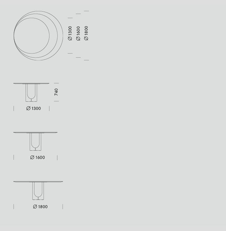 Dimensionen Tisch Udina