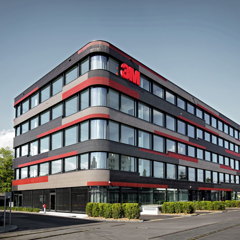 Zentrale von 3M EMEA in Langenthal: Gebäude