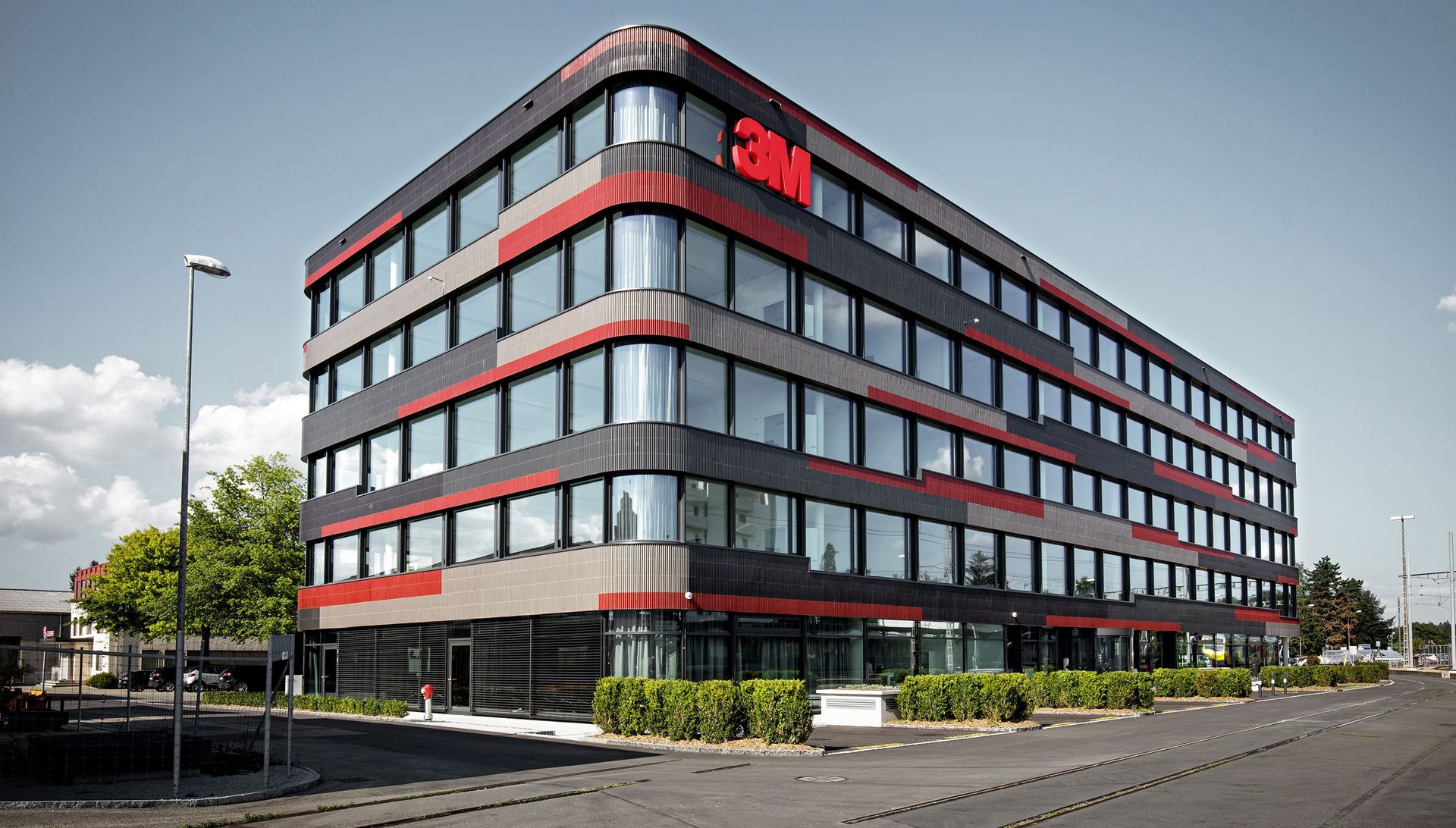 Zentrale von 3M EMEA in Langenthal: neuer Firmensitz, gezeigt von aussen