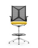 Hochstuhl Schreibtischstuhl Camiro work&meet mit Fussring