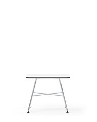 Beistelltisch mit weissem HPL Tischblatt