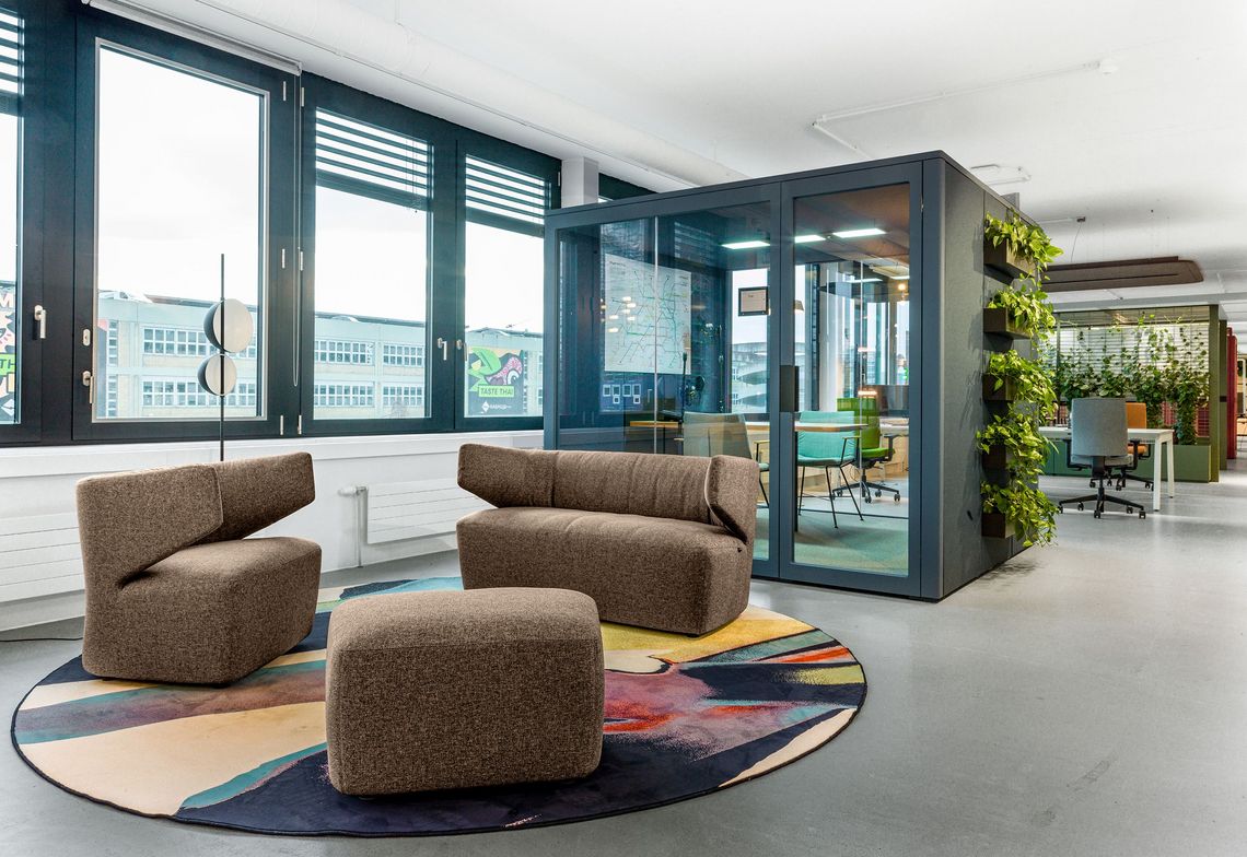 Sitzgruppe Büro im Coworking Space