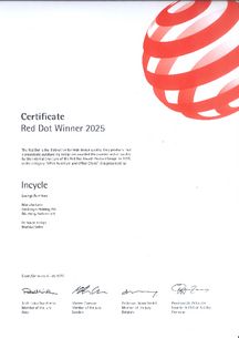 Red Dot Winner 2025 Incycle